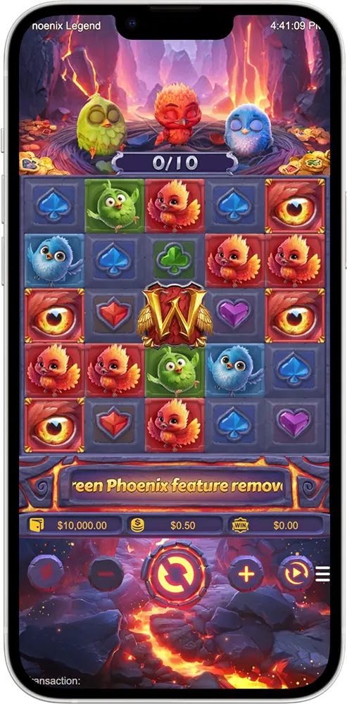 Phoenix Legend 759 Gaming Game Interface