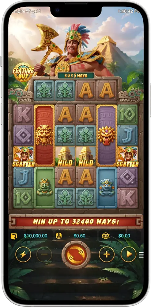 Empire of Gold 759 Gaming Game Interface