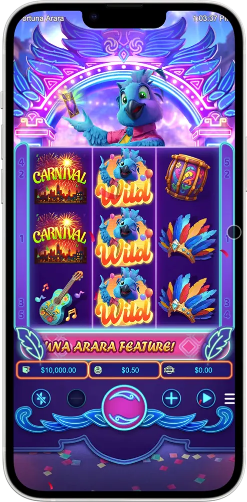 Fortuna Arara 759 Gaming Game Interface