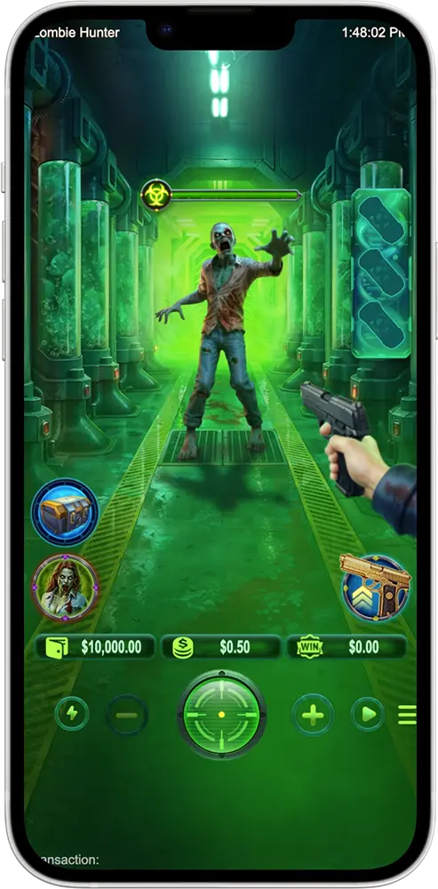Zombie Hunter 759 Gaming Game Interface